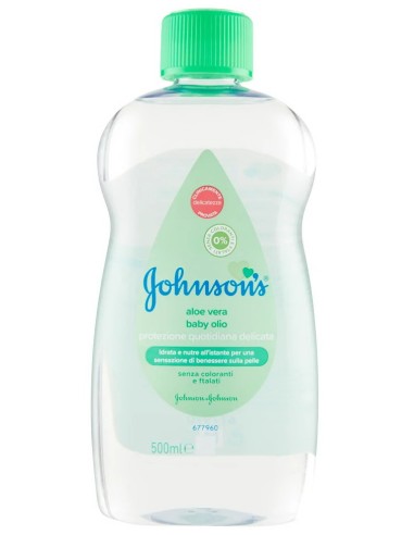 Johnson's Baby Olio 500ml - Aloe Vera - Idratante